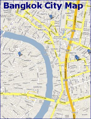 Stadtplan Bangkok
