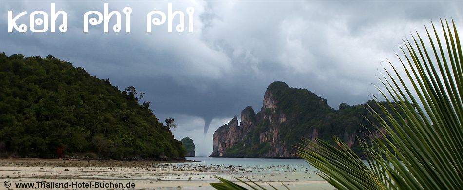 Tornado auf der Insel Koh Phi Phi