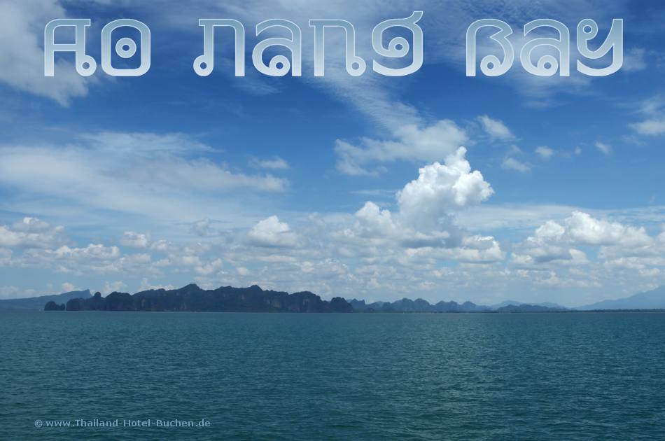 Foto: Blick über die Ao Nang Bucht bei Krabi