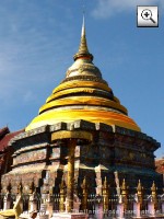 Foto: Tempelanlage Wat Phra Dhat 