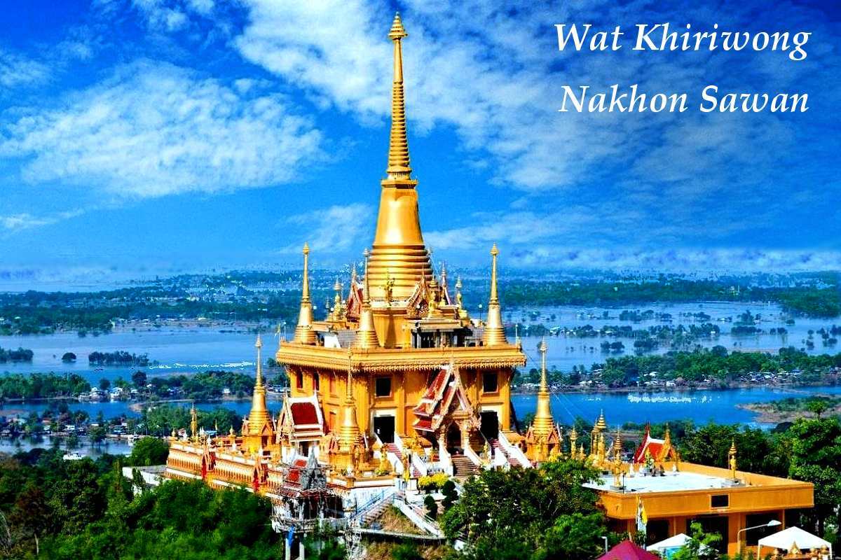 Bergtempel Wat-Khiriwong in Nakhon-Sawan